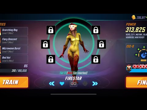 Firestar unlock and 7 Red Stars