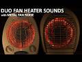 SLEEP WELL Duo Fan Heater Sounds With Metal Fan Noise For A Deep Sleep