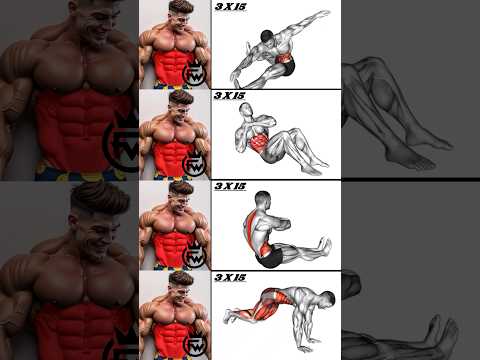 How to make Six Pack Abs at home? 💪 No Equipment! #Shorts