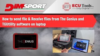 How to send file & Receive files from The Genius and TGUtility software on laptop | ECUTools Vietnam