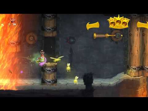 Rayman Legends  Walkthrough: Part 4 - Dungeon Dash (Gold)
