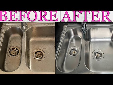 How to clean kitchen sink & faucet | PRO TIPS
