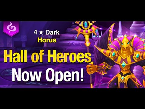 [Summoners War] SW Hall of Heroes Dark Horus with Maruna & Belita [Auto Team] [Amduat Runes]