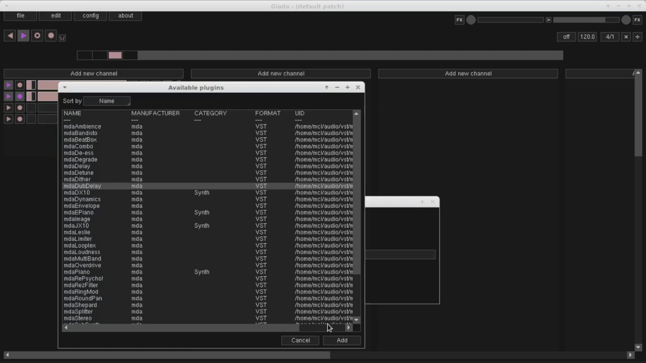 Giada tutorial #5 - Audio recording and looping