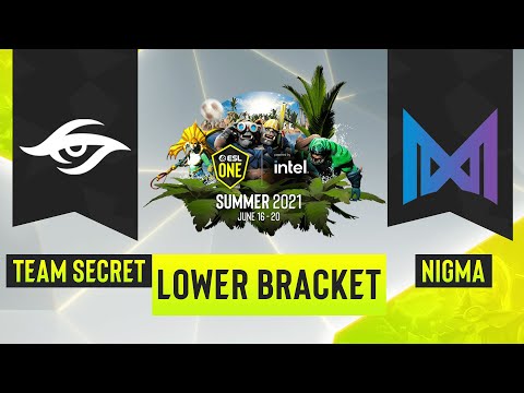 Dota2 - Team Secret vs. Team Nigma - Game 3 - ESL One Summer 2021 - Lower Bracket