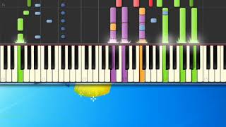 [Piano Tutorial Synthesia]Davanti al mare - Pooh