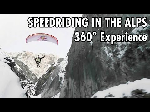 Proximity Speedriding Through Gorges in the Alps | 360° POV Experience