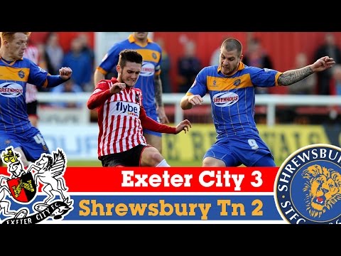 Exeter City 3-2 Shrewsbury Town (22/11/14) - Sky Bet League 2 Highlights 2014/15
