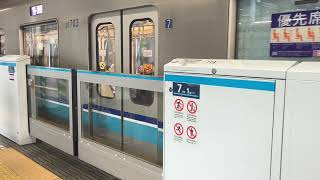 【色あり】東京メトロ東西線中野駅ホームドア