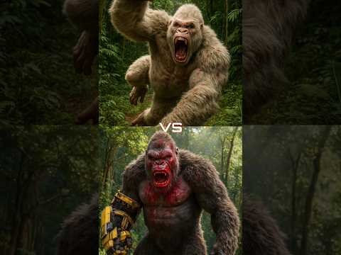 Kong vs George vs Godzilla vs Optimus Prime (Shimo, hulk, Thanos, Scar King)