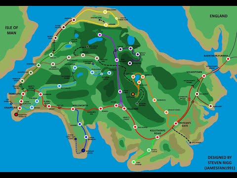 The MAP of NEW RAILWAY SERIES' SODOR