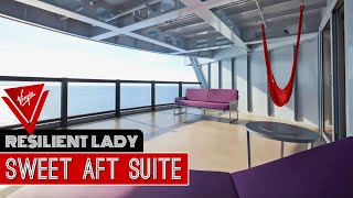 Sweet Aft Suite | Virgin Voyages Resilient Lady | Full Walkthrough Room Tour & Review 4K