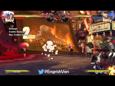 [GGXRD] Venom Airthrow combos