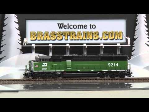 051075-HO Brass Model Train - OMI 87010103.1 BN Burlington Northern SD60M Diesel #9214 - 2004 Run