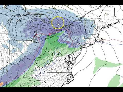 Daily forecast video Friday January 25th, 2019