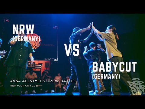 Rep. Your City 2023 - 4vs4 - Allstyles Crew Battle - NRW vs. BabyCut