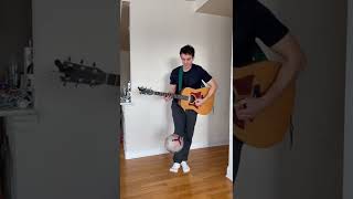 Satellite - Dave Matthews Band upside down guitar + soccer ball metronome cover