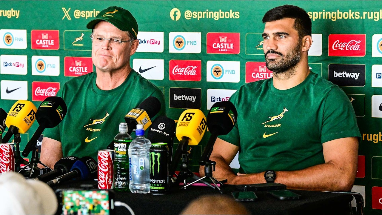 Rassie Erasmus and Damian De Allende | Springbok Team Announcement | 29 June 2026