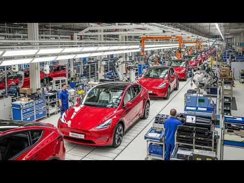 Inside The Tesla’s Giga Factory: How The Tesla Model Y Is Born