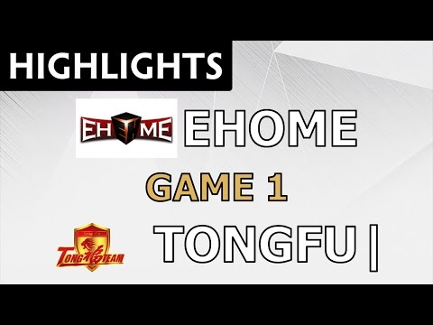 EHOME vs TongFu| [Game 1] Dota 2 Professional League - Dota Highlights