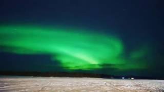 preview picture of video 'Northern lights in Lapland, Finlan'