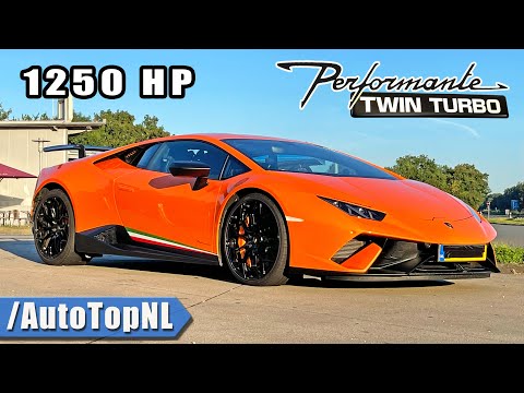 Watch The 1250HP Lamborghini Huracan Twin Turbo Hit Its 222 MPH Top Speed On The Autobahn