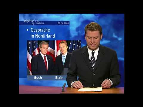 Tagesschau 2003 - vom 08.04.2003 - #Nordirland #Nachrichten #Politik #Tagesschau vor 20 Jahren -ARD
