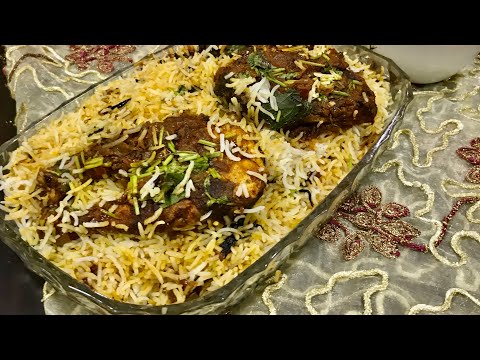 Salmon Fish Biryani | Fish Dum Biryani recipe.