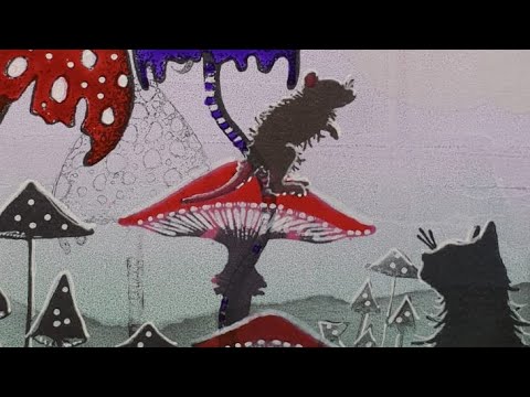 'Mooch's Mischieveous Mates' A Bokeh, Gelli Plate & Lavinia Stamps Tutorial