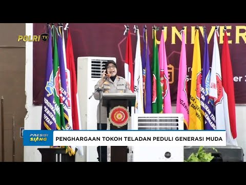 KAPOLRESTA CIREBON RAIH PENGHARGAAN TOKOH TELADAN PEDULI GENERASI MUDA