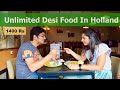 Unlimited Thali in Holland for 1400 Rs| Andhra Mess In Holland | Birthday Weekend Trip