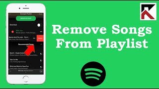 How To Remove Song From Playlist Spotify iPhone