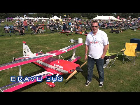 GIANT RC PLANE Ultimate Biplane Robbie Skipton  - Weston Park model air show 2021