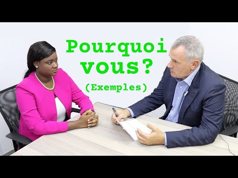Pourquoi vous et pas un autre, question piège en entretien d'embauche. Exemples de réponses.