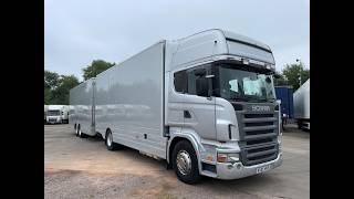 Scania R420 TOPLINE 4X2 DRAWBAR OUTFIT REMOVAL/BOX &ndash; 2005 &ndash; KX05 HHD box truck + closed box trailer | Image 4 - Autoline