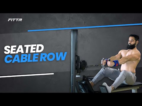 Seated cable row
