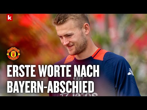 Nach Abschied vom FC Bayern: De Ligt outet sich als Kindheits-Fan von Manchester United