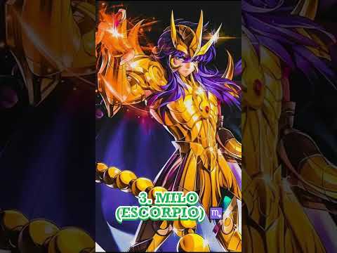 TOP 7 STRONGEST GOLD SAINTS. #shorts #anime #saintseiya #caballerosdelzodiaco #shonen #top7