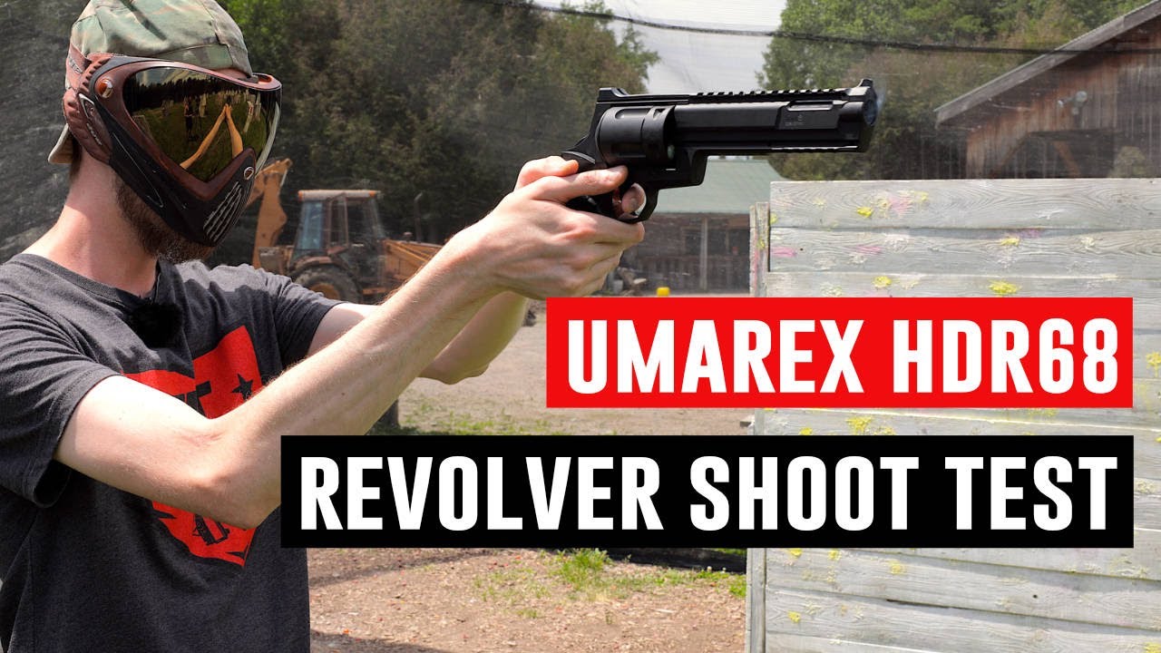 Umarex HDR 68 Paintball Revolver Shoot Test