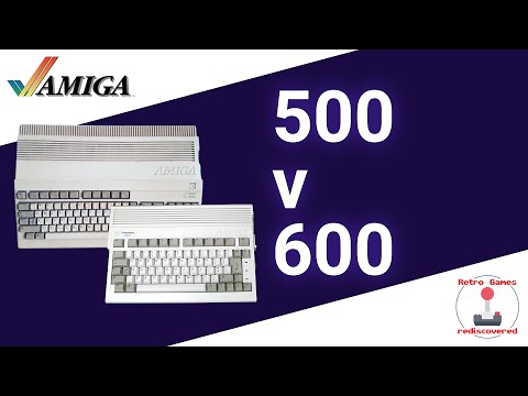 What are the differences between an Amiga 500 and Amiga 600?