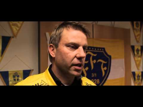 Pressträff, Hans Eklund ny huvudtränare i Falkenbergs FF