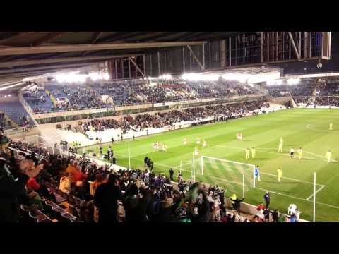 Gol Quini penalty. Racing 2-0 Mirandés
