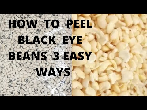 3 EASY WAYS TO PEEL BLACK EYE BEANS// FOR MOI MOI AND AKARA// QUICK AND EASY