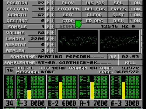 Atari ST Protracker Mods - Amazing Popcorn