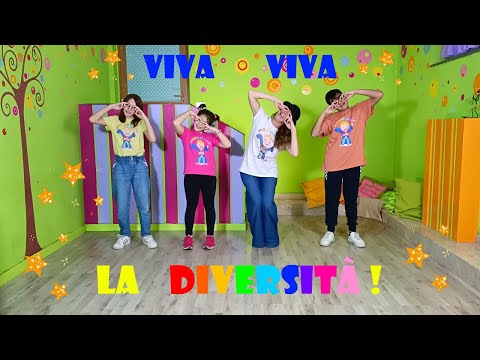 Canzone sulla diversità per bambini - "Viva viva la diversità!"
