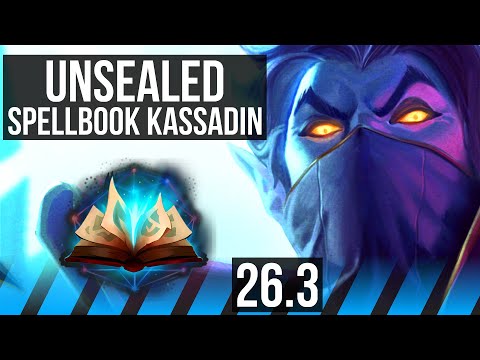 KASSADIN vs LEBLANC (MID) | Unsealed Spellbook, Good KDA: 17/1/3 | EUW Master | 26.3