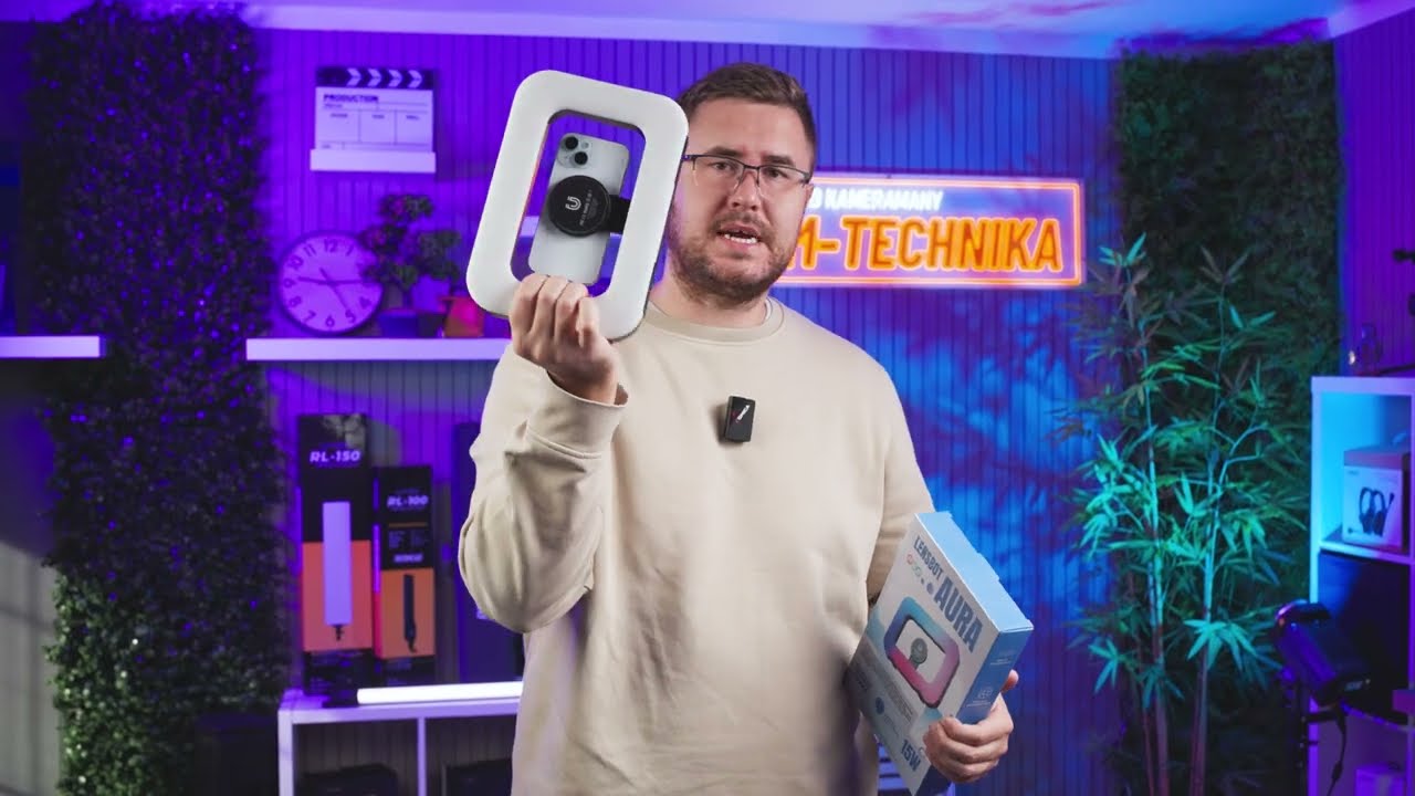 Náhled produktového videa LENSBOT AURA 15W RGB