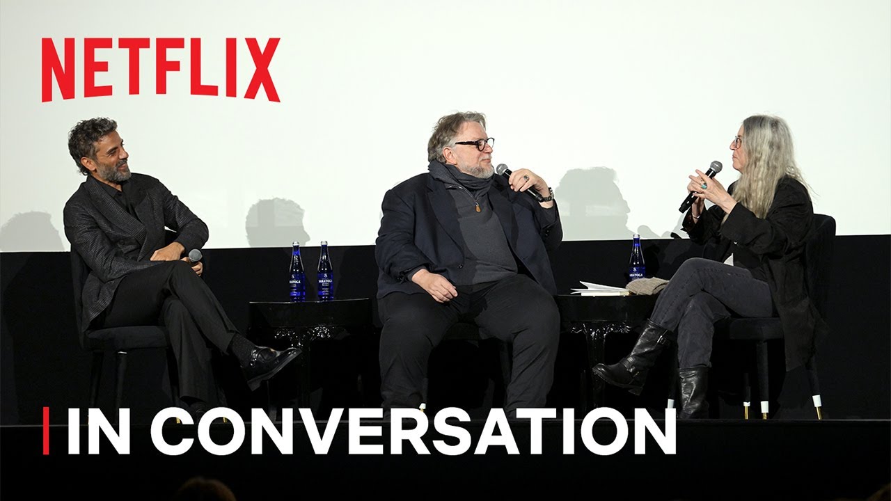 Oscar Isaac & Guillermo del Toro Discuss the Making of Frankenstein with Patti Smith video thumbnail