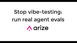 Stop Vibe-Testing Your AI Agents: How to Actually Run Evals (in 25 Minutes)