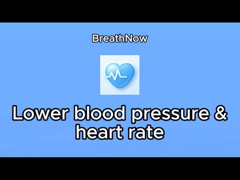 Blood pressure app BreathNow